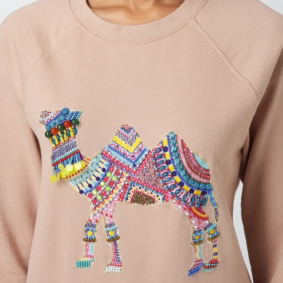 J. Crew Camel Sweatshirt - Picture 3 of 7